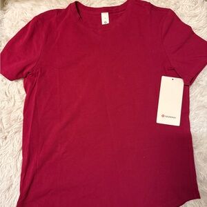 lululemon athletica women's hot pink tee.